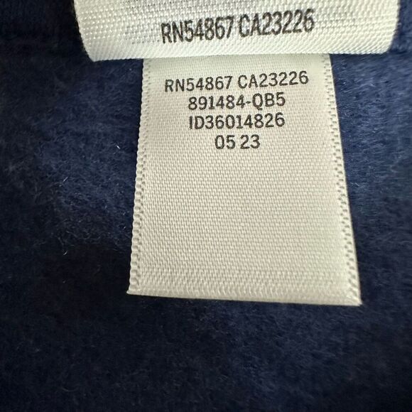 PINK Everyday Fleece Navy Polo Sweatshirt size Medium NEW - Picture 11 of 13